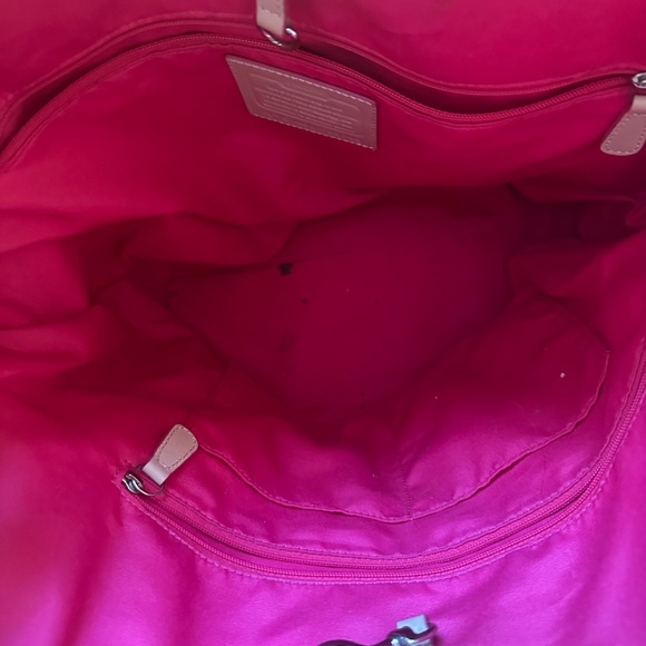 Coach Women's Peyton Tote Bag Pink Ombre Bag C1480-F29283 - Picture 4 of 9